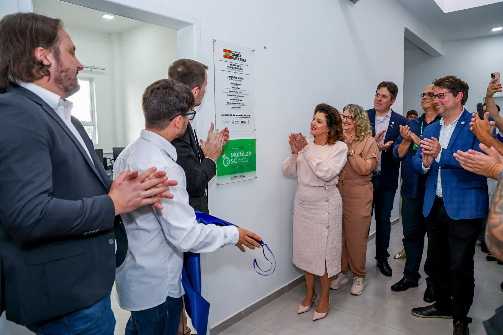 MultiLab SC: governadora em exercício entrega laboratórios para o Instituto Federal Catarinense em Araquari