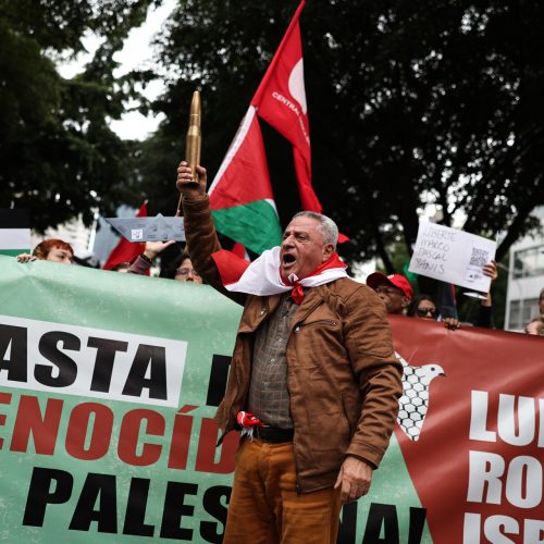 Atos pró-Palestina em SP pedem que Lula rompa com Israel