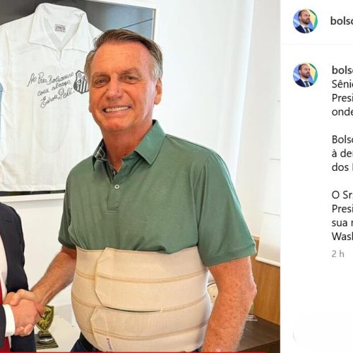 Bolsonaro cita “ameaças à democracia” em reunião com enviado de Trump