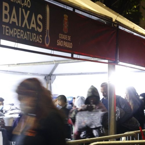 Com o frio, SP aciona operação para pessoas em situação de rua
