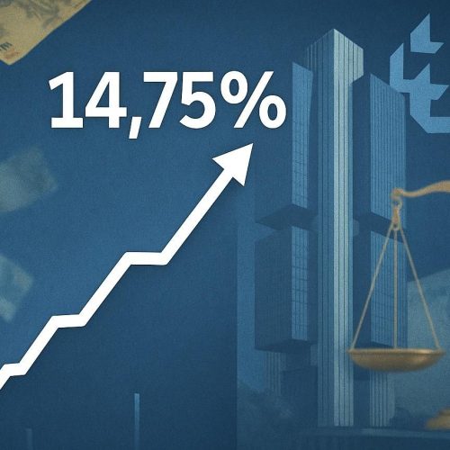 Copom eleva taxa de juros para 14,75% ao ano