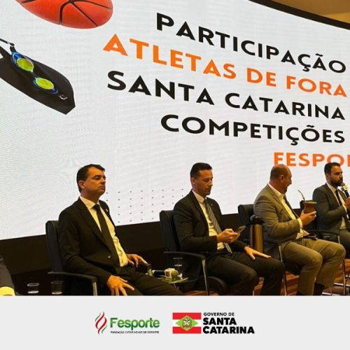 Fesporte participa de audiência pública na Assembleia Legislativa do Estado de Santa Catarina
