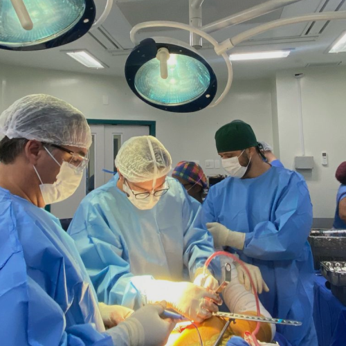 Hospital Celso Ramos retoma transplantes ósseos com cirurgia de quadril