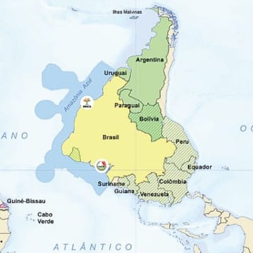 IBGE lança mapa-múndi invertido, com o Sul no topo