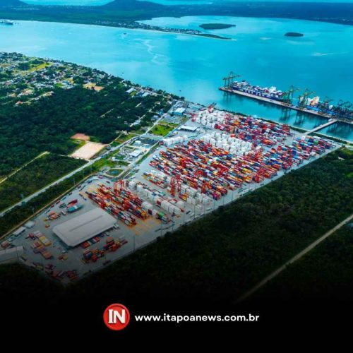 Porto Itapoá é o maior movimentador de contêineres do Sul do Brasil