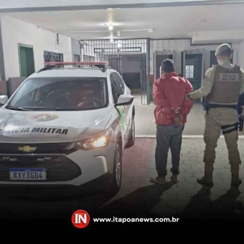 Homem com mandado por estupro de vulnerável é preso durante abordagem em Itapoá